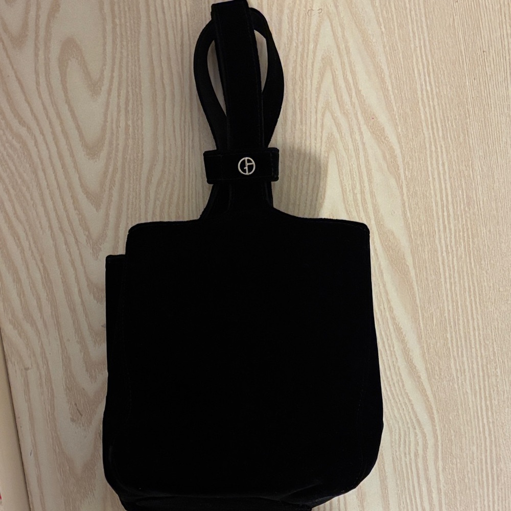 Giorgio Armani Black Velvet Mini Bag